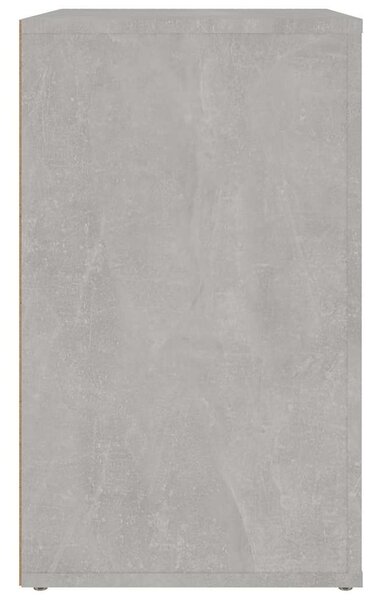 Betonszürke szerelt fa éjjeliszekrény 50 x 36 x 60 cm