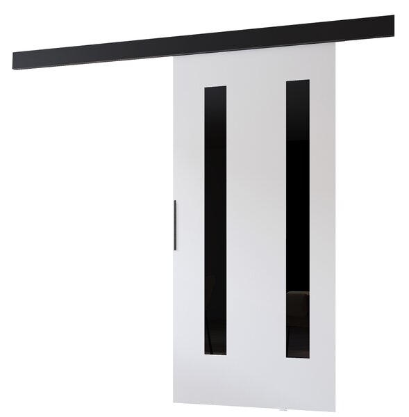 Tolóajtó BARRET 18 - 76 cm, fehér / fekete