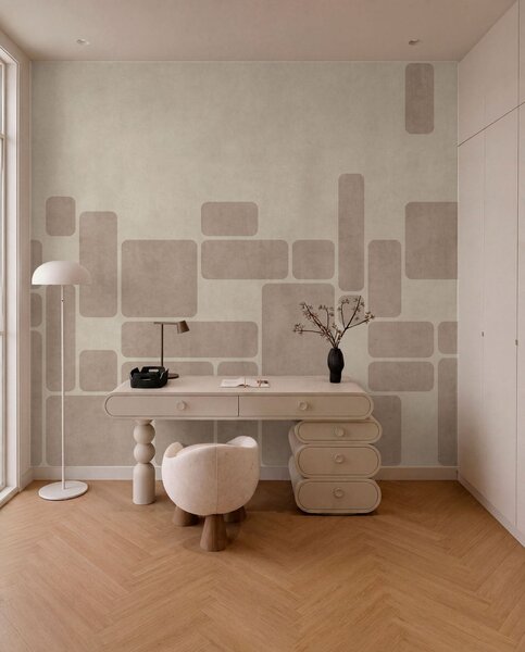Fotótapéta Geometrikus minta lekerekített téglalapokkal, Fotótapéta geometria, w05141 : Uwalls.hu