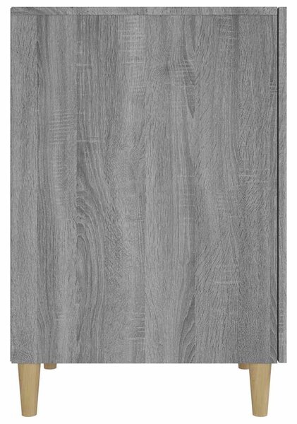 Szürke sonoma színű szerelt fa íróasztal 140 x 50 x 75 cm