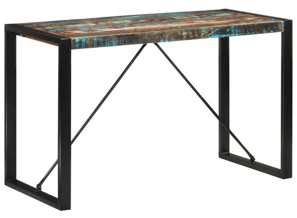 VidaXL Újrahasznosított Fa Étkezőasztal - Ipari Stílus - 120x55x76 cm