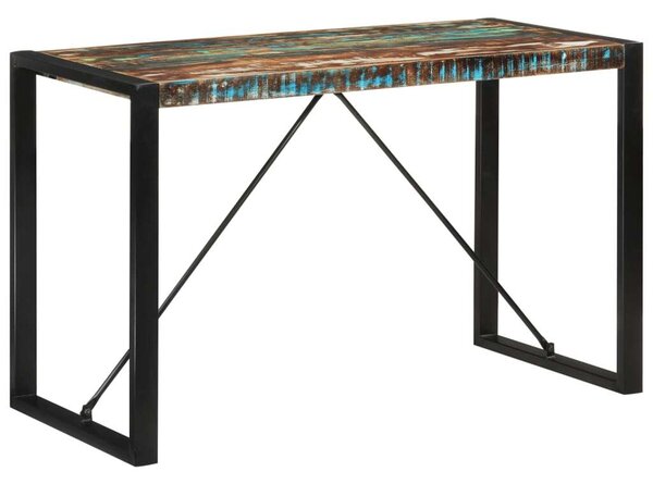 VidaXL Újrahasznosított Fa Étkezőasztal - Ipari Stílus - 120x55x76 cm