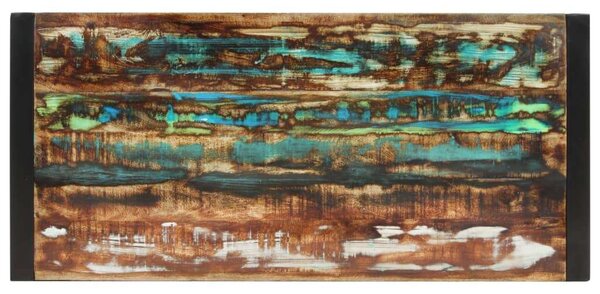 VidaXL Újrahasznosított Fa Étkezőasztal - Ipari Stílus - 120x55x76 cm