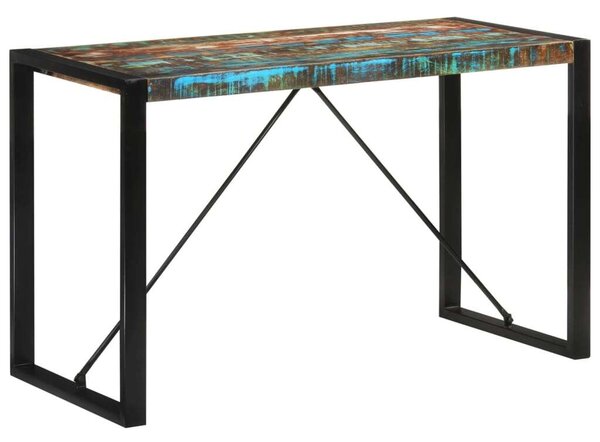 VidaXL Újrahasznosított Fa Étkezőasztal - Ipari Stílus - 120x55x76 cm