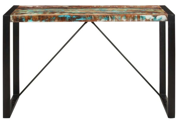 VidaXL Újrahasznosított Fa Étkezőasztal - Ipari Stílus - 120x55x76 cm