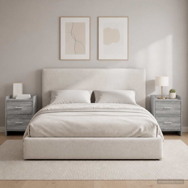 Éjjeliszekrények 2 db Szürke Sonoma 40 x 30 x 60 cm Szerelt Fa