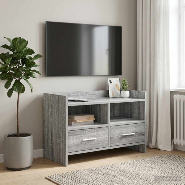 TV szekrény 71,5 x 33 x 47 cm Szürke Sonoma Szerelt Fa