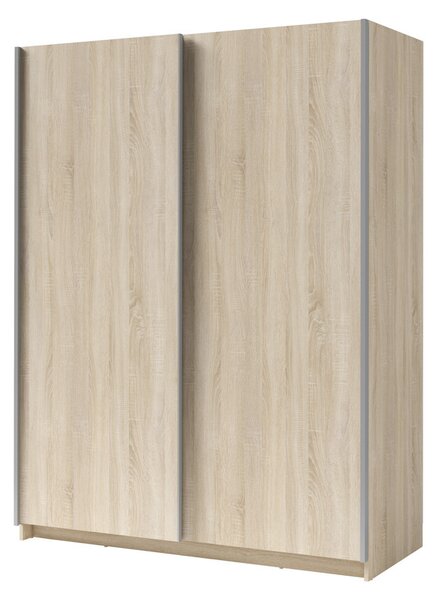 Magas ruhásszekrény 150 cm LORICA - sonoma tölgyfa