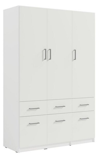 Kombinált gardrób bővítmény 136 cm CERETE 4 - fehér