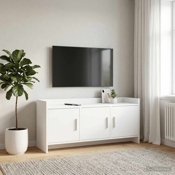 TV szekrény 102 x 33 x 47 cm Fehér Szerelt Fa