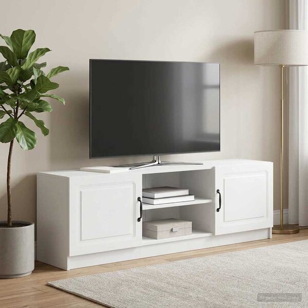 TV szekrény Fehér 150 x 31 x 47 cm Szerelt Fa