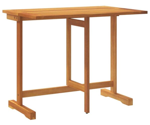 VidaXL tömör akácfa összecsukható erkélyasztal 90 x 60 x 72 cm