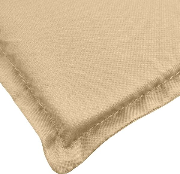 Székpárna szett - 6 db alacsony háttámlás - Melange bézs - 100x50x4cm