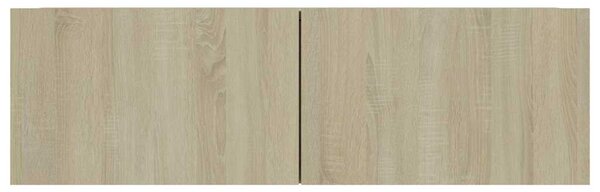 Sonoma tölgy szerelt fa TV-szekrény 100 x 30 x 30 cm
