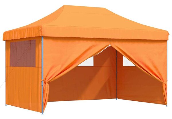 Vidaxl Pop-up Rendezvénysátor - Narancssárga - 4x3m