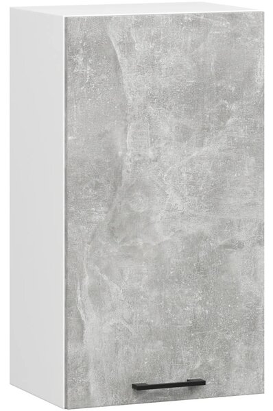 Felső konyhaszekrény 40 cm VERMINA - fehér / beton