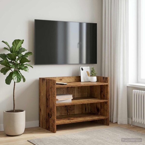 TV szekrény 60 x 33 x 47 cm Antik Fa Szerelt Fa