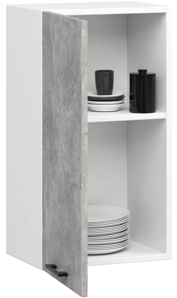 Felső konyhaszekrény 40 cm VERMINA - fehér / beton