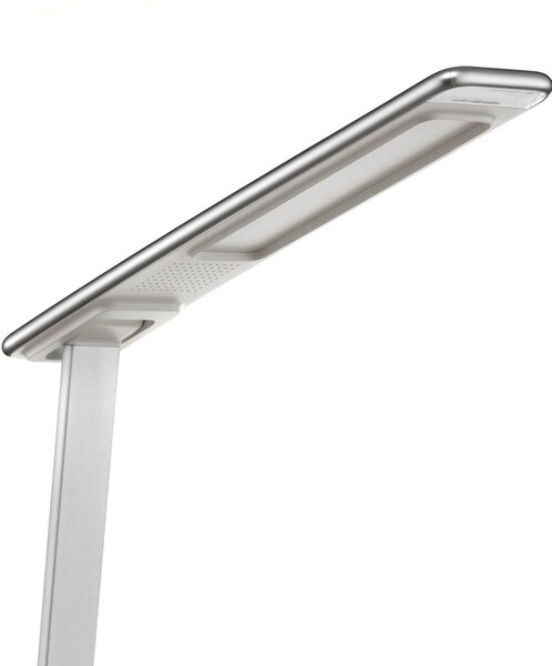 Aluminor LED asztali lámpa Orbit indukciós, ezüst, dimmelhető, Króm / ezüst, Dolgozószoba / Iroda, fém, Modern