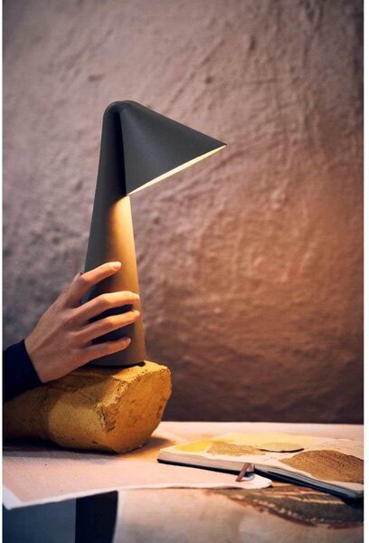 Asztali lámpa FRANDSEN, Ami, dimmable, Zöld, Étkező, Műanyag, Modern