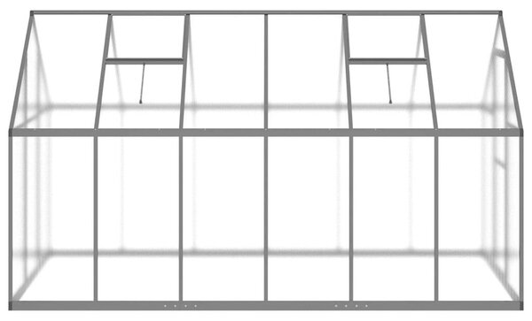 VidaXL Melegház - Alumínium - 5,64m²
