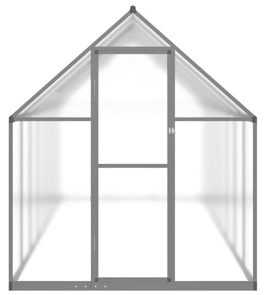 VidaXL antracitszürke alumínium melegház alapvázzal 445x169x195 cm