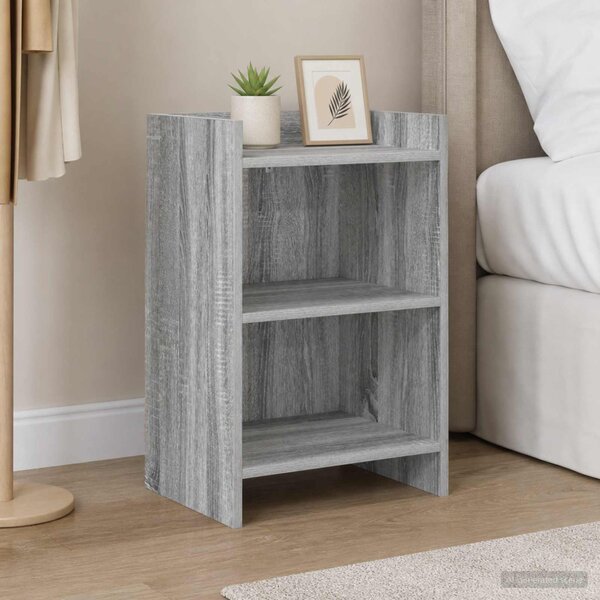 Éjjeliszekrények 2 db Szürke Sonoma 40 x 30 x 60 cm Szerelt Fa