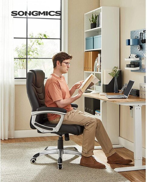 Songmics Ergonomikus irodai szék, állítható magasságú forgószék