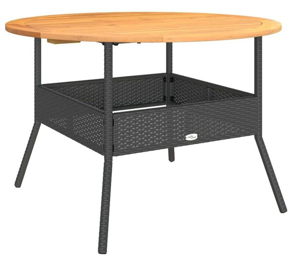 VidaXL Kerek Kerti Asztal - Akácfa - 110cm