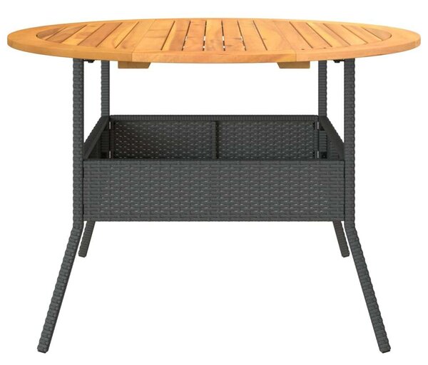 VidaXL Kerek Kerti Asztal - Akácfa - 110cm