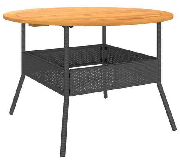 VidaXL Kerek Kerti Asztal - Akácfa - 110cm