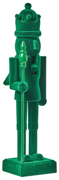 Kétdarabos dekorfigura szett FLATEY 40 cm Diótörő Zöld