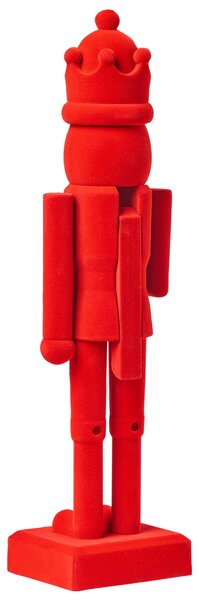 Kétdarabos dekorfigura szett FLATEY 40 cm Diótörő Piros