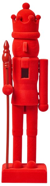 Kétdarabos dekorfigura szett FLATEY 40 cm Diótörő Piros