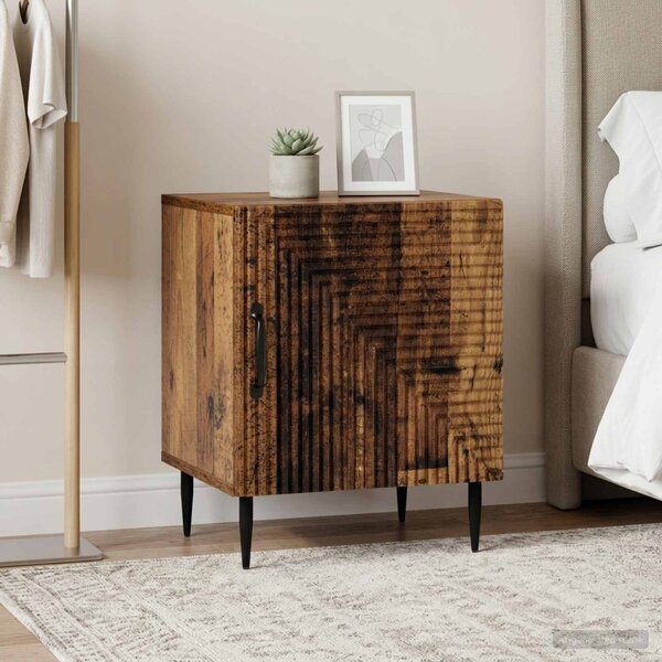 Éjjeliszekrény 2 db Antik Fa 43 x 34,5 x 50 cm Szerelt Fa