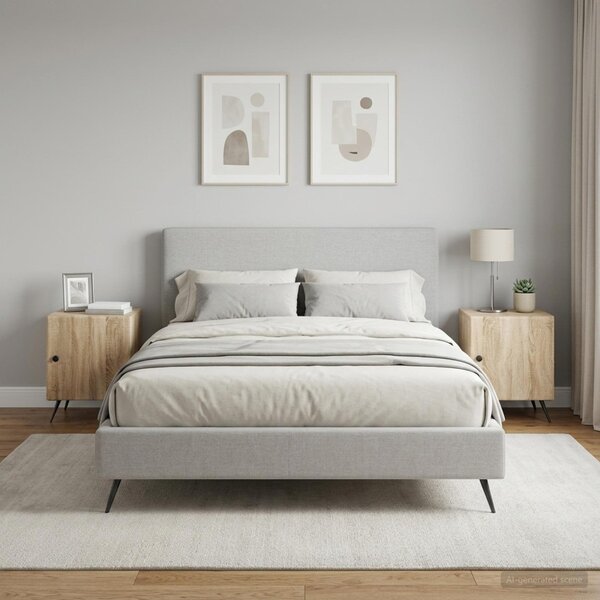 Éjjeliszekrény 2 db Sonoma Tölgy 43 x 34,5 x 50 cm Szerelt Fa