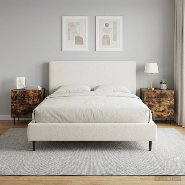 Éjjeliszekrény 2 db Füstös Tölgy 43 x 34,5 x 47,5 cm Szerelt Fa