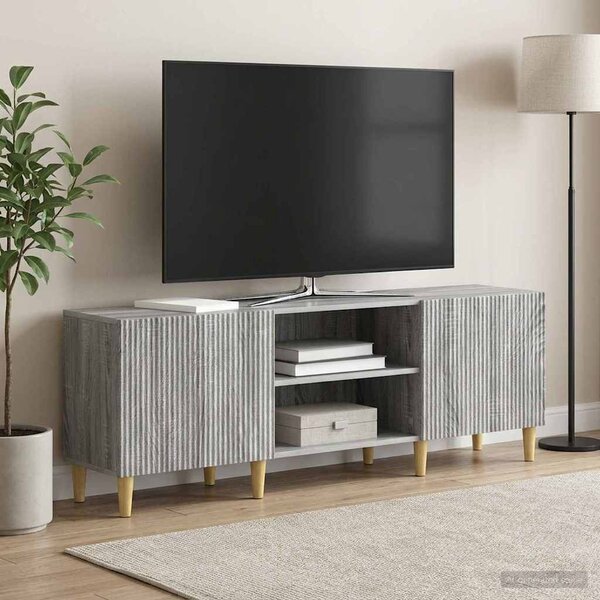 TV szekrény Szürke Sonoma 150 x 31 x 50 cm Szerelt Fa