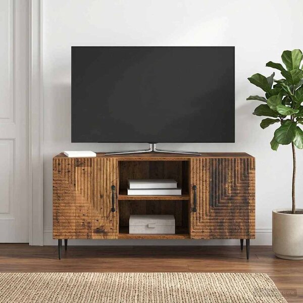 TV szekrény Antik Fa 102 x 34,5 x 50 cm Szerelt Fa