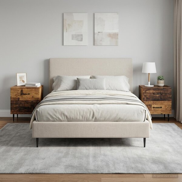 Éjjeliszekrény 2 db Antik Fa 43 x 34,5 x 47,5 cm Szerelt Fa