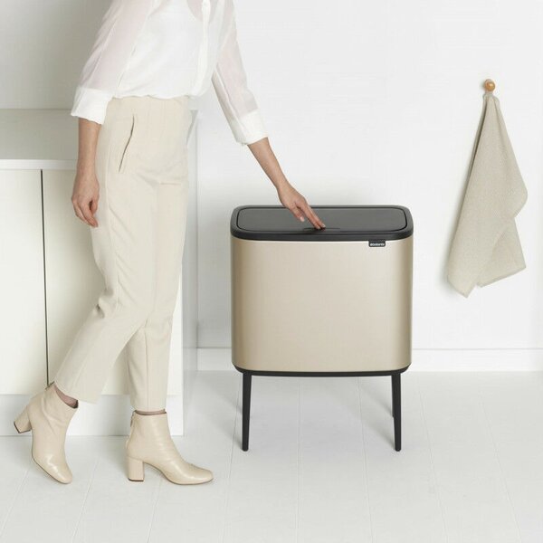 Brabantia Bo Touch Szelektív Szemetes - Arany - 3x11L
