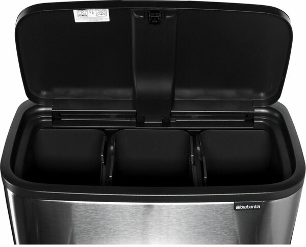 Brabantia Bo Touch Szelektív Szemetes - 34 Literes - Inox