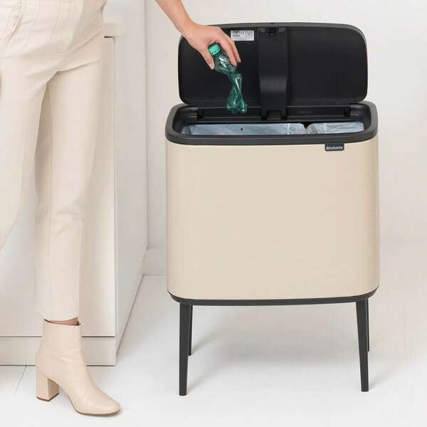 Brabantia Bo Touch Szelektív Szemetes - 34 Liter Bézs