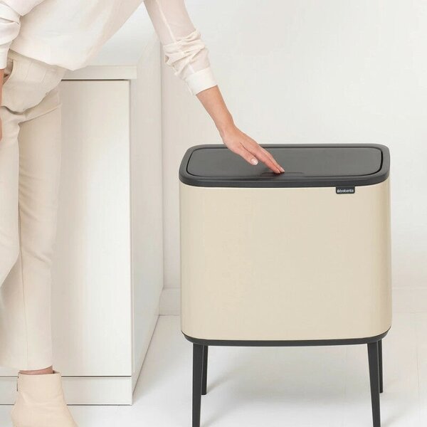Brabantia Bo Touch Szelektív Szemetes - 34 Liter Bézs