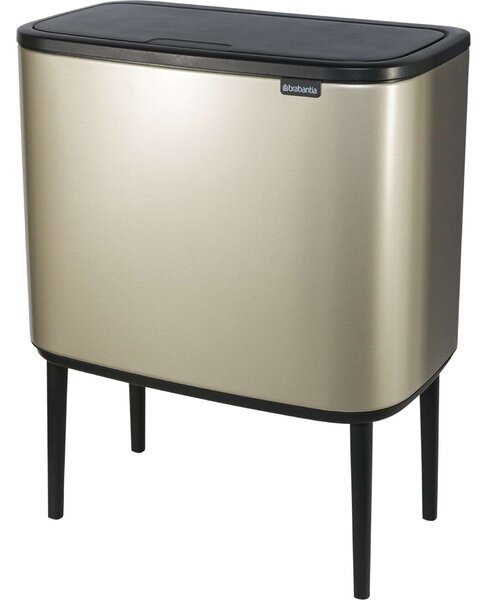 Brabantia Bo Touch Szelektív Szemetes - Arany - 23+11 Liter