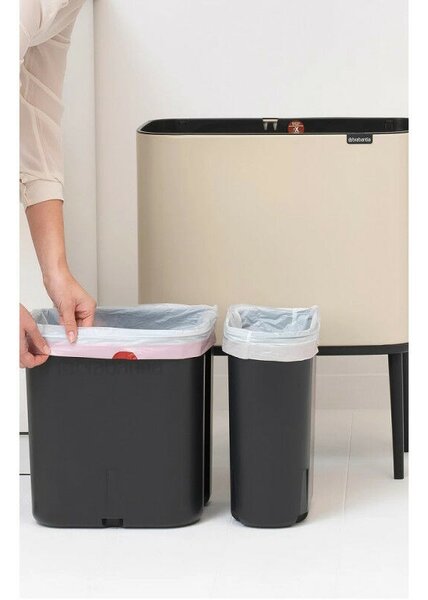 Brabantia Bo Touch Szelektív Szemetes - 34 Liter Bézs
