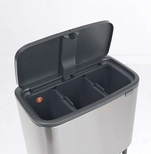 Brabantia Szelektív Hulladékgyűjtő - 3x11L - Inox