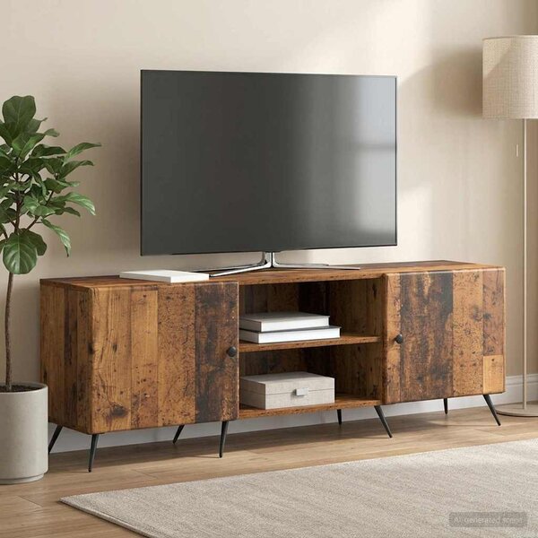 TV szekrény 150 x 31 x 50 cm Antik Fa Szerelt Fa