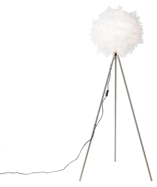 Okos romantikus állólámpa fehér, Wi-Fi-vel, A60 - Feather