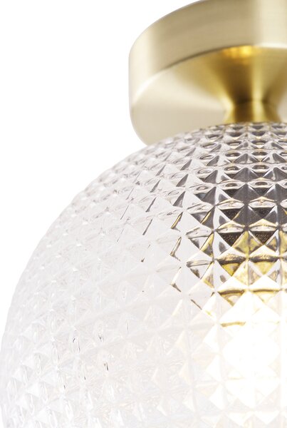 Okos Art Deco mennyezeti lámpa rézzel, beleértve a Wifi A60-at - Sphere